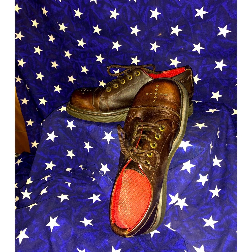🐙Dr Martens Celia dark Burgundy size 8 women’s vintage shoes good condition!🐙